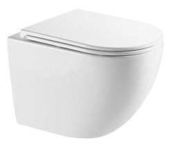 OLSEN SPA - Závesné WC ARCO RIMLESS sa SLIM sedadlom Soft-close (OLKLT046E)