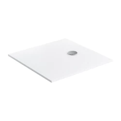 OMNIRES - AQUAPURE liaty mramor - vanička protišmyková, 90 x 90 cm, biela mat (AQUAPURE90-KBM)