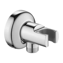 OMNIRES - ART DECO Nástenný držiak hadice, chróm lesk (8869CR)