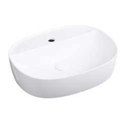 OMNIRES - ATLANTA umývadlo na dosku, 51 x 39 cm biela lesk /BP/ (ATLANTA505BP)