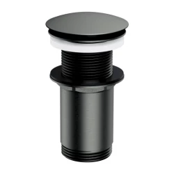 OMNIRES - Click-clack pre umývadlo bez prepadu, kartáčovaný grafit (A716GR)