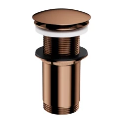 OMNIRES - Click-clack pre umývadlo bez prepadu, lesklá meď (A716CP)