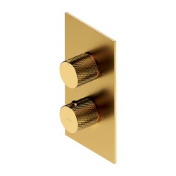 OMNIRES - CONTOUR termostatická sprchová batéria podomietková zlatá kartáčovaná /GLB/ (CT8036GLB)