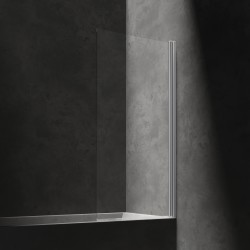 OMNIRES - KENTON Jednokrídlová vaňová zástena, 70 cm chróm / transparent /CRTR/ (MP75CRTR)