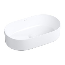 OMNIRES - MESA umývadlo na dosku, 53 x 32 cm biela lesk /BP/ (MESA530BP)