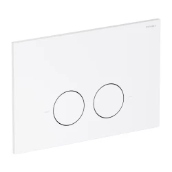OMNIRES - MINIMAL tlačidlo spláchnutia, matná biela (MPS1WM)