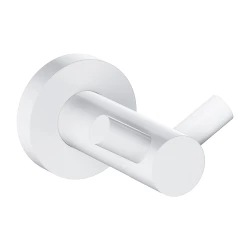 OMNIRES - MODERN PROJECT dvojitý háčik, biely mat (MP60120WM)