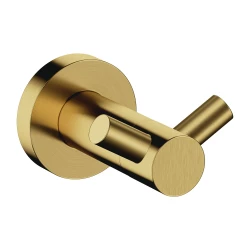 OMNIRES - MODERN PROJECT dvojitý háčik, brúsený mosadz (MP60120BSB)