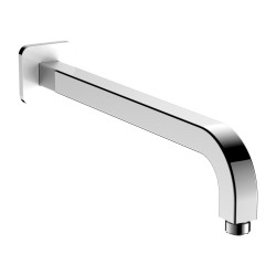 OMNIRES - nástenné sprchové rameno, 35 cm chróm / biela /CRB/ (RA15CRB)