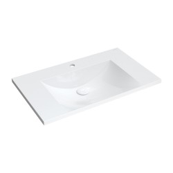 OMNIRES - NAXOS M+ nábytkové umývadlo, 76 x 46 cm biela lesk /BP/ (NAXOS760BP)