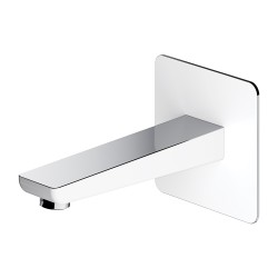 OMNIRES - PARMA vaňový výtok chróm / biela /CRB/ (WDPARMACRB)