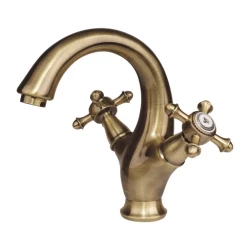 OMNIRES - RETRO umývadlová batéria, antický kartáčovaný bronz (RE7210BR)