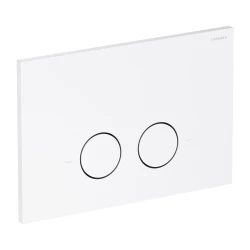 OMNIRES - Set: STRONGFRAME podomietkový rám + STEEL-R45 splachovacie tlačidlo, biela mat (STFWC1R45-RWM)