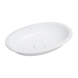 OMNIRES - SHELL M+ podumývadlové umývadlo 54 x 34 cm, biela mat (SHELL540UPBM)