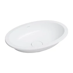 OMNIRES - SHELL M+ umývadlo zapustené do dosky, 48 x 31 cm, matná biela (SHELL480UPBM)