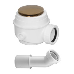 OMNIRES - sifón pre vane a sprchové vaničky priemer 52 mm, zlatá /GL/ (WB01XGL)