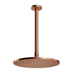 OMNIRES - SLIMLINE dažďová hlavica so stropným ramenom, meď brúsená (WSSET1CPB)