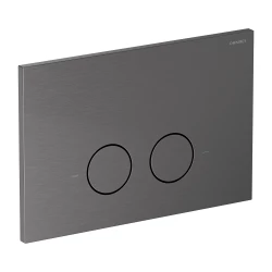 OMNIRES - STEEL-R45 splachovacie tlačidlo z nerezovej ocele, brúsený antracit (ST45PS1AT)
