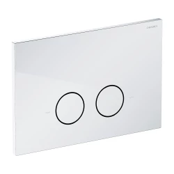 OMNIRES - STEEL-R45 splachovacie tlačidlo z nerezovej ocele, chróm lesk (ST45PS1CR)