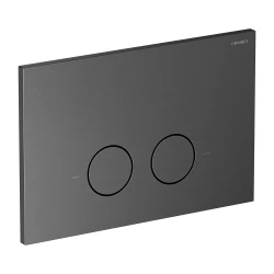 OMNIRES - STEEL-R45 splachovacie tlačidlo z nerezovej ocele, grafit brúsený (ST45PS1GR)