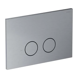OMNIRES - STEEL-R45 splachovacie tlačidlo z nerezovej ocele, nikel brúsený (ST45PS1NI)