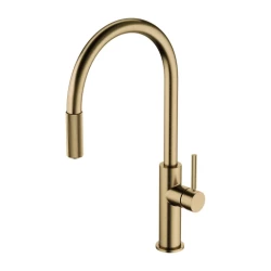 OMNIRES - SWITCH kuchynská batéria s vyberateľnou výtokovou armatúrou pre pripojenie filtračnej sady, antická hnedá (SW9059BR)