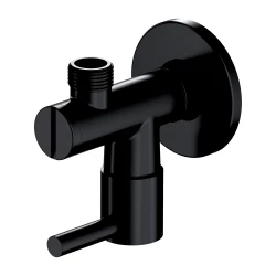 OMNIRES - Ventil rohový, čierny polomat; (8857BL)