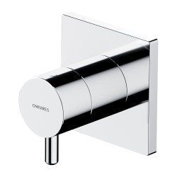 OMNIRES - Y 3-výstupový spínač pod omietku chróm /CR/ Y1263/KCR