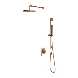 OMNIRES - Y systém sprchový podomietkový, 2-výstupový, brúsená meď (SYSY47CPB)