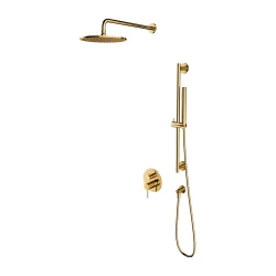 OMNIRES - Y systém sprchový podomietkový, 2-výstupový, lesklé zlato (SYSY47GL)