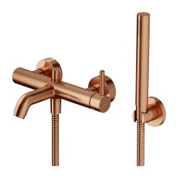 OMNIRES - Y vaňová batéria so sprchovou súpravou staro meď /CPB/ (Y1231CPB)