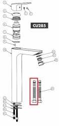 OPTIMA - pripojovacie hadičky k CU285 (2ks) (NDCU285HADICKA)