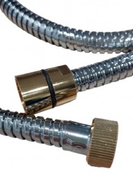 Ostatní - HADICE 7000 dvojzámkovou 150 cm CHR / ZL H / 7000,2