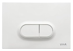 Ovládacie tlačidlo VitrA Loop O plast biele lesklé 740-0500 (740-0500)