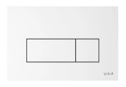 Ovládacie tlačidlo VitrA Root Square plast biela lesk 740-2300 (740-2300)