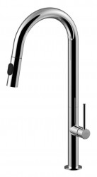 PAFFONI - Chef Drezová batéria s výsuvnou spŕškou, chróm (CH185CR)