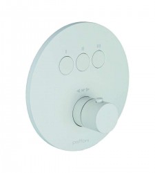 PAFFONI - Compact Box Termostatická batéria pod omietku, na 3 spotrebiče, matná biela (CPT019BO)