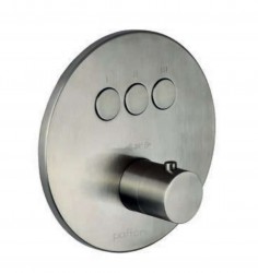 PAFFONI - Compact Box Termostatická batéria pod omietku, na 3 spotrebiče, nerezová (CPT019ST)