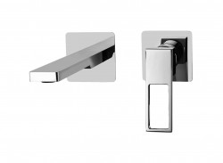 PAFFONI - Effe Umývadlová batéria pod omietku s telesom, 2-otvorová inštalácia, chróm (EF105CR70)