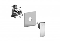 PAFFONI - Elle Batéria pod omietku na 1 spotrebič, chróm (ELBOX010CR)