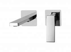 PAFFONI - Elle Umývadlová batéria pod omietku s telesom, 2-otvorová inštalácia, chróm (EL105CR70)