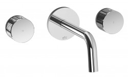 PAFFONI - Jo Umývadlová batéria pod omietku s telesom, 3-otvorová inštalácia, chróm (JO003CR)