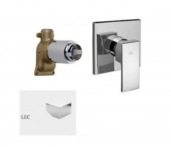 PAFFONI - Level Batéria pod omietku na 1 spotrebič, chróm (LECBOX010CR)