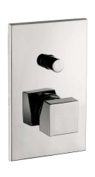 PAFFONI - Level Sprchová batéria pod omietku s prepínačom a telesom, chróm (LEC015CR)