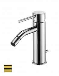 PAFFONI - Light Bidetová batéria s výpusťou, kefovaná zlatá (LIG135HGSP)