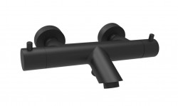 PAFFONI - Light Termostatická vaňová batéria, matná čierna (LIQ022NO)