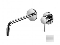 PAFFONI - Light Umývadlová batéria pod omietku s telesom, 2-otvorová inštalácia, biela mat (LIG106BO70)