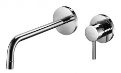 PAFFONI - Light Umývadlová batéria pod omietku s telesom, 2-otvorová inštalácia, chróm (LIG007CR70)