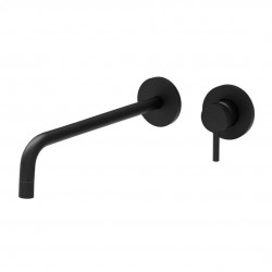 PAFFONI - Light Umývadlová batéria pod omietku s telesom, 2-otvorová inštalácia, čierna mat (LIG105NO70)