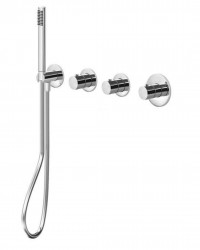 PAFFONI - Modular Box Termostatická batéria pod omietku, na 2 spotrebiče, chróm (MDE000CR)